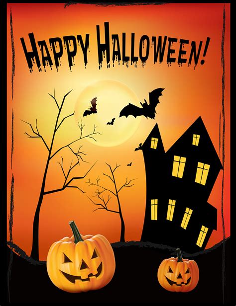 Free Halloween Poster Design - A Graphic World