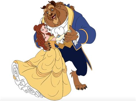 Belle and the Beast dancing in a romantic waltz | Disney beauty and the ...