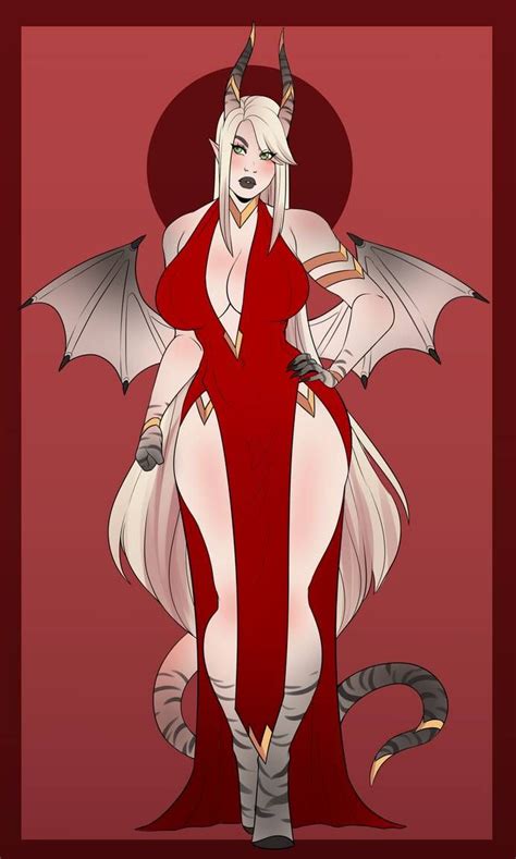 [C] The red succubus by Akira-Raikou on DeviantArt | Fantasy character design, Fantasy art women ...