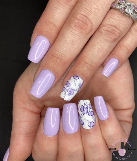 Lilac Orchid Nails - Jenae's Nails