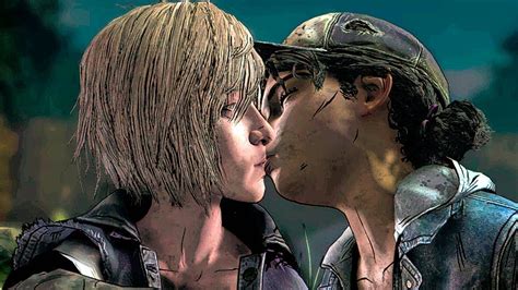 Clementine Kisses Violet Scene - THE WALKING DEAD Game Season 4 Episode 2 (The Final Season ...