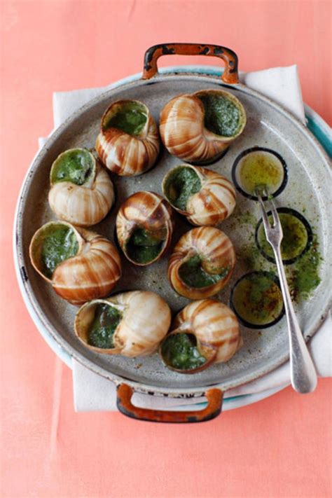 Escargots à la Bourguignonne (Snails in Garlic–Herb Butter) | Recipe ...