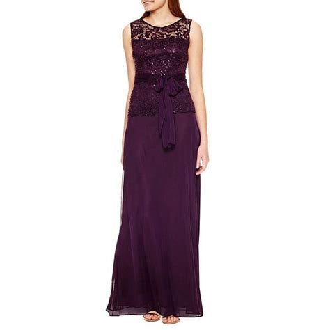 Onyx Nites Sleeveless Evening Gown - JCPenney | Long sleeve evening gowns, Long sleeve evening ...