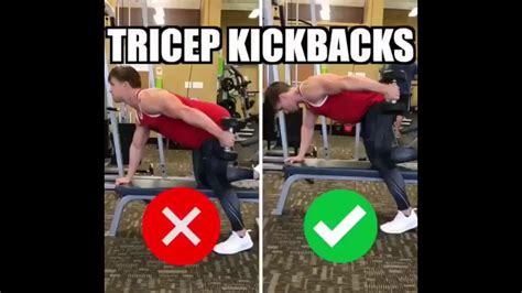 Tricep Kickbacks Proper Form | Video & Guide