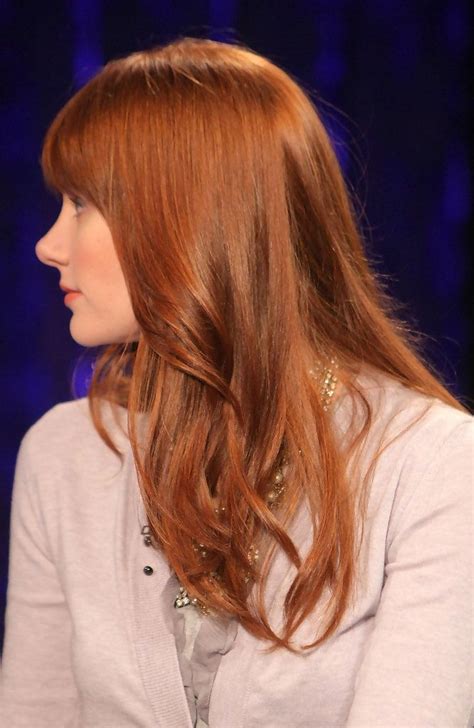 Bryce Dallas Howard Photostream | Red hair inspiration, Long hair styles, Hair inspiration