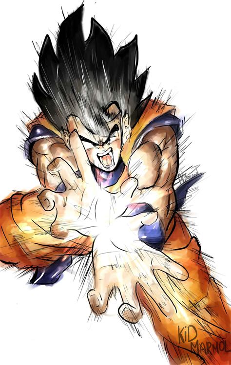 Goku-Kamehameha by kidMarmol on DeviantArt