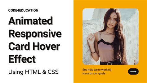 Awesome Card Slide Hover Effect Using HTML, CSS | Code4Education.