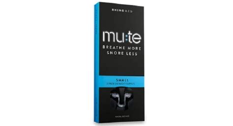 Buy Mute Nasal Device Dilator Small. Breathe More, Snore Less (Pack of ...