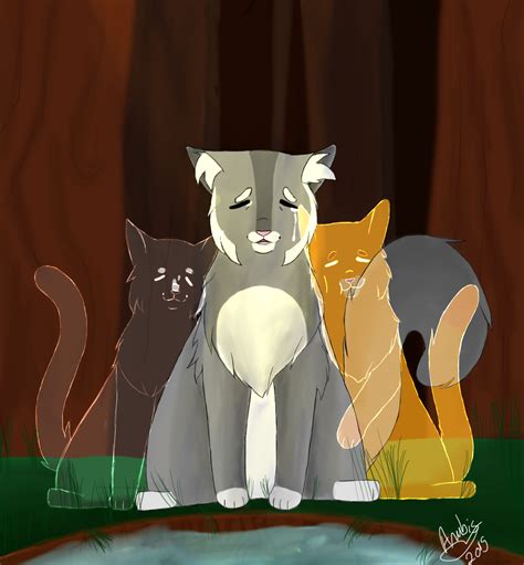 Firestar And Graystripe And Ravenpaw - Sengoku Wallpaper