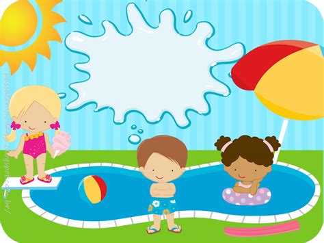 Passatempo da Ana: Pool Party (Menina) | Pool party kids, Pool party, Kids party printables