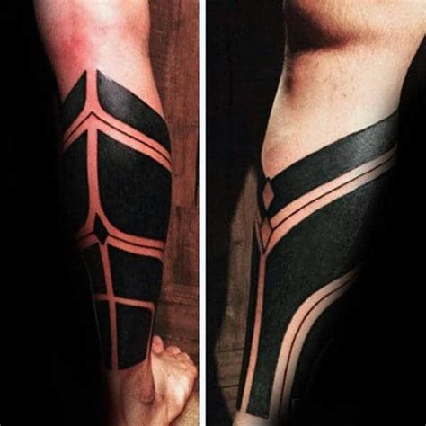 Male Tribal Leg Tattoos