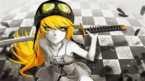 ##HD Wallpaper of Shinobu Oshino from Bakemonogatari Series