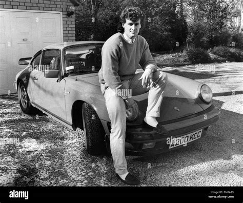 Manchester United footballer Mark Hughes 22, poses with his German ...