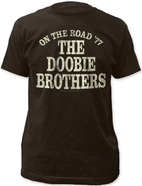 Doobie Brothers Vintage Concert Tour T-shirt - The Doobie Brothers On the Road '77 | Men's Black ...