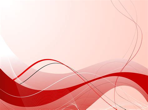 Red Abstract Composition PowerPoint Background