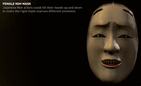 Female Noh Mask - WikiRaider