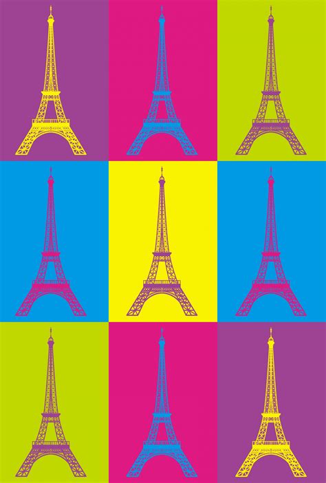 Eiffel Tower Pop Art Free Stock Photo - Public Domain Pictures
