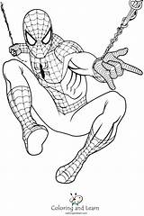 Spiderman Coloring Pages FREE 2025  And Learn sketch template