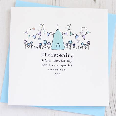 Boys Christening Card - The Market Co