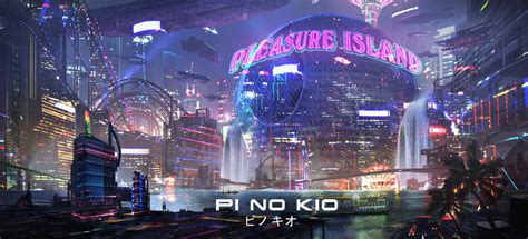 Cyberpunk Pinocchio - Pleasure Island by eddie-mendoza on DeviantArt