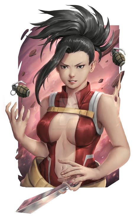 Momo Yaoyorozu Fanart por christianamiel21 | Fan art, Anime, Anime ...