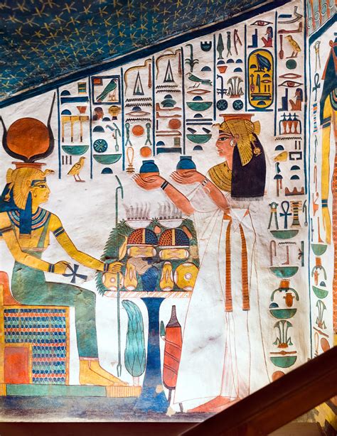 Queen Nefertari Tomb Painting at PaintingValley.com | Explore collection of Queen Nefertari Tomb ...