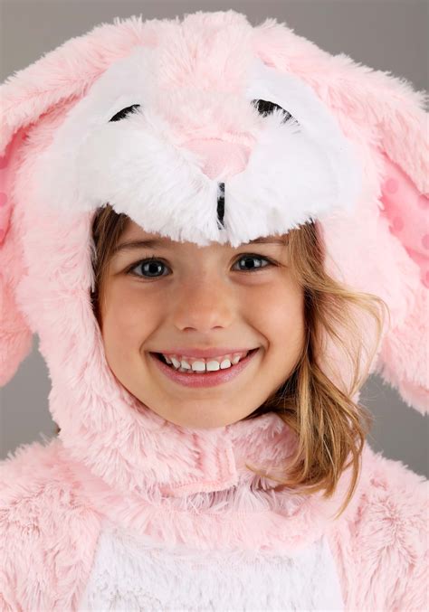 Fluffy Pink Bunny Toddler Costume