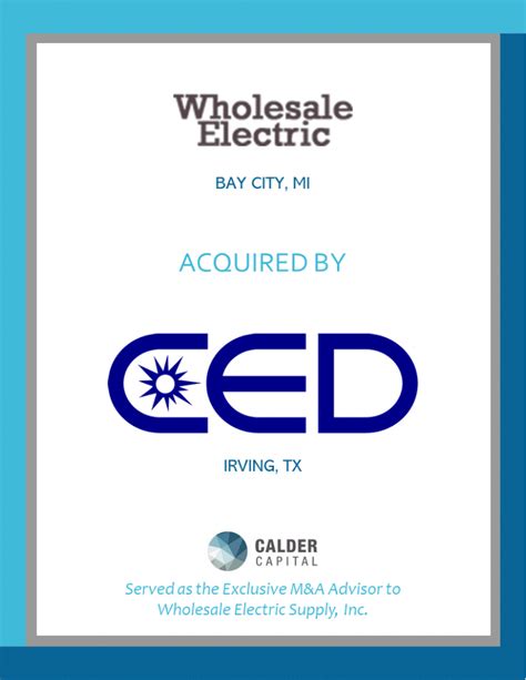 Wholesale Electric Supply Bay City MI Acquired Consolidated Electrical ...