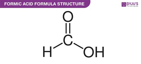 Formic Acid Formula - Chemical Formula For Formic Acid (Methanoic acid)