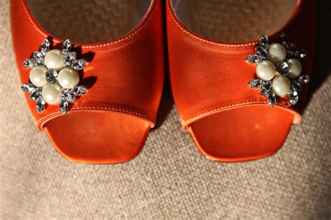 Wedding shoes - fun accent color! | Slip on sandal, Heeled mules ...