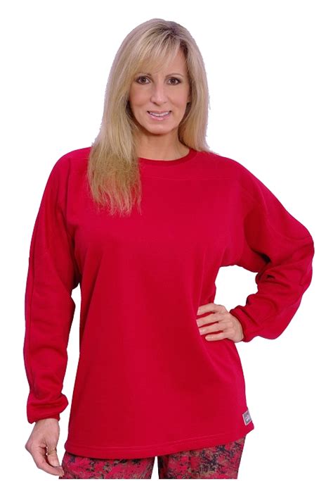 Style 444FT Red Sweat Shirt Top