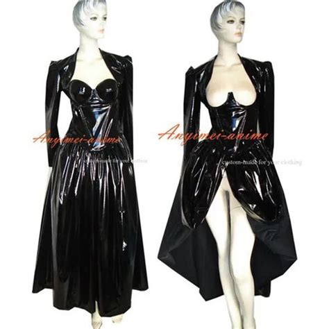 O Dress The Story Of O With Bra Black Pvc Dress Cosplay Costume Tailor made on Aliexpress.com ...