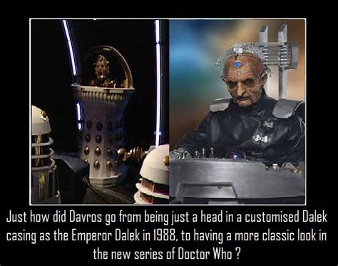 Doctor Who - Davros continuity issue by DoctorWhoOne on DeviantArt