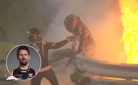 F1 Driver Romain Grosjean Miraculously Survives After Car Explodes