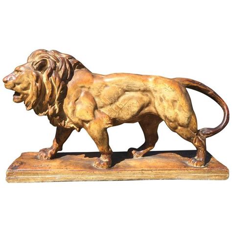 Lion Sculpture by Antoine-Louis Barye | Lion sculpture, Animal sculptures, Lion art