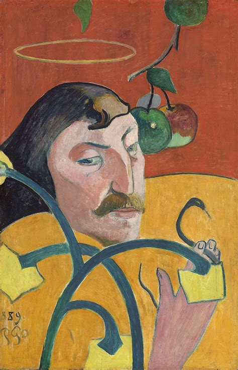 Paul Gauguin - Self-Portrait with Halo (1889) - Masterpiece Coloring ...