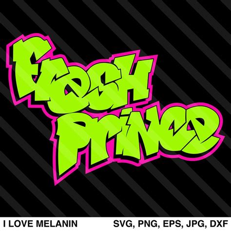 Fresh Prince SVG | Fresh prince, Black woman silhouette, Graffiti lettering