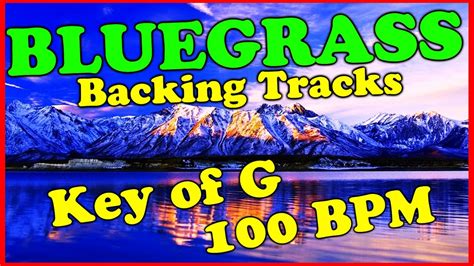 Bluegrass Backing Track in G Major - 100BPM Bluegrass Jam Track - 4/4 Practice Fiddle - YouTube