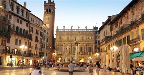 Piazza delle Erbe, the fruit and vegetable market. Was the towns forum ...