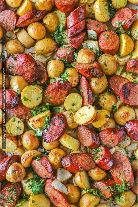 Polska Kielbasa and Potatoes Dinner (Sheet Pan Polish Sausage)