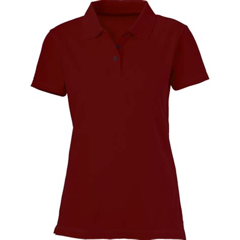 Plain Maroon Women’s Polo Shirt – Cutton Garments