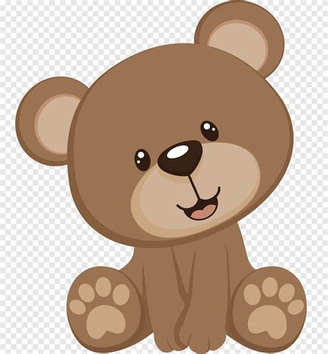 Brown bear illustration, Bear, cute, mammal, brown png | PNGEgg