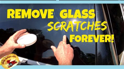 REMOVE BAD SCRATCHES IN GLASS...FOREVER!!! - YouTube