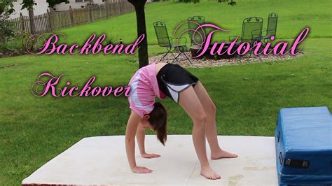 Beginner Gymnastics: Backbend Kickover Tutorial - YouTube