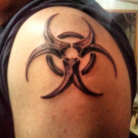 Biohazard Tattoo Shoulder