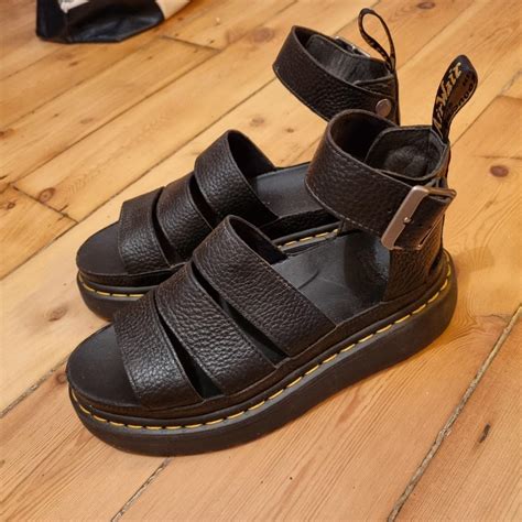 Dr Martens Leather Sandals - The Clarissa II Quad -... - Depop