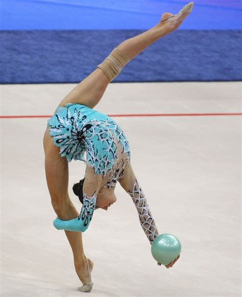 17 Best images about Rhythmic Gymnasts with ball for special events on ...