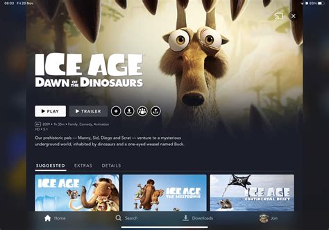 Ice Age: Dawn of the Dinosaurs now available on Disney+ UK : r/DisneyPlus