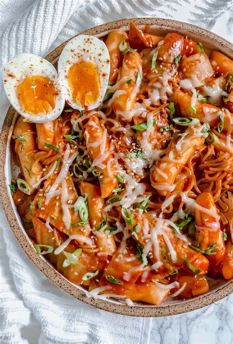 Rabokki (Tteokbokki + Ramen) | Recipe | Food dishes, Food, Tteokbokki ...