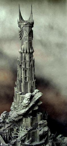 LOTR Scenery building: Hobbiton, Orthanc, etc. | Barad dur, Lord of the rings, The dark tower